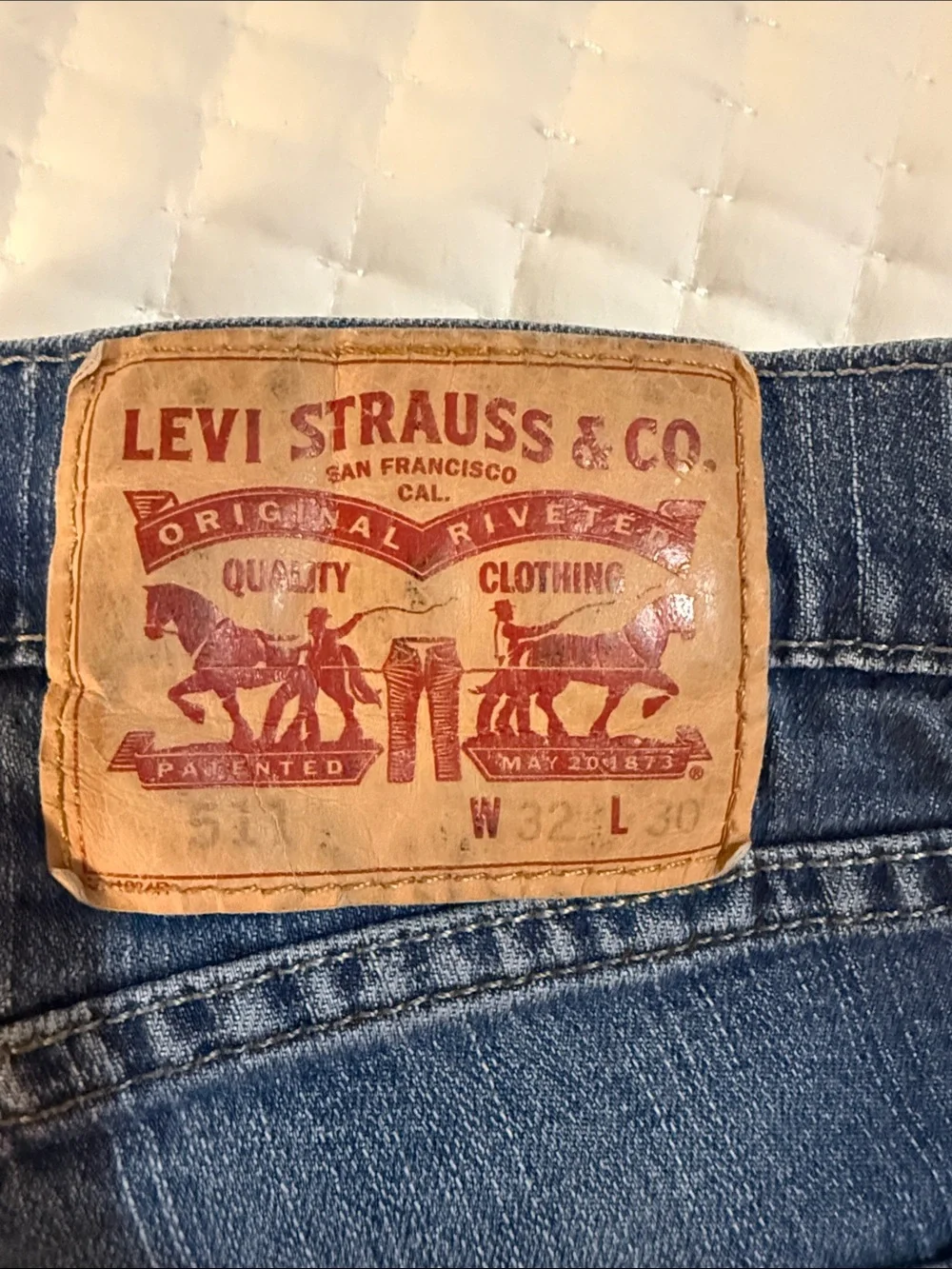 Levi's Men's Classic Straight Blue Denim Jeans 511   32x30